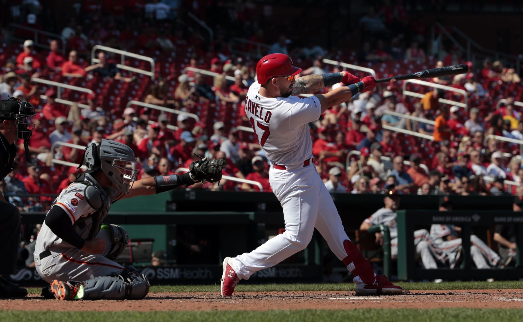 Cardinals 10, Giants 0 at Busch